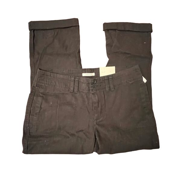 Maurices Pants - NWT Maurices Mid Rise Crop Black Pants Size 4 Womens Casual Dress Pants